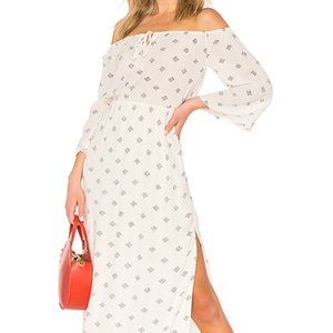 AMUSE SOCIETY Off the Shoulder Boho Dress